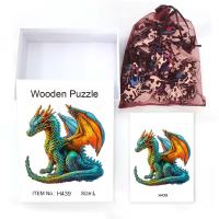 Rompecabezas De Madera Personalizable En Forma De Pterosaurio Animal Irregular Regalo Único Para Mayores De 14 Años - details 7