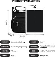 Bolso bandolera informal con múltiples bolsos para Mujer, Bolso de viaje impermeable, Bolso de Mensajero, Bolso de Hombre - details 4