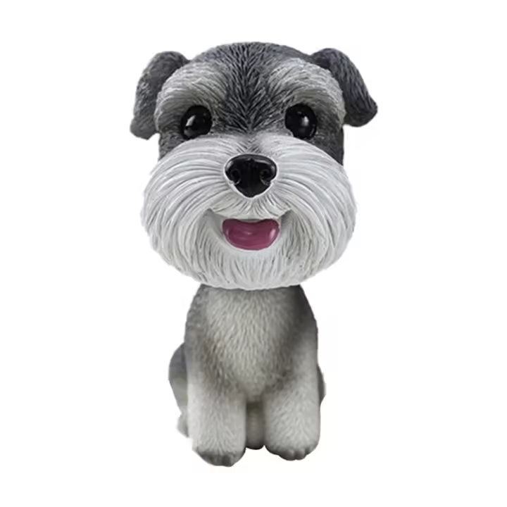 Adorno De Coche Miniatura De Perro Resina Decoración Para Tablero Del Coche Juguete Para Mascotas Regalo Elegante Y Lindo - 1