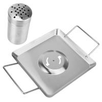 Pan De Pollo Asado En Acero Inoxidable Para Barbacoa Herramienta Desmontable Para Hornear Y Asar Carne Ideal Para Alimentos Al Aire Libre - details 8