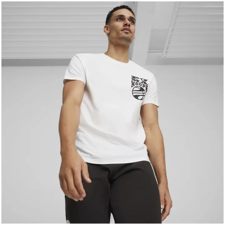 Camiseta de Baloncesto Puma The Hooper para hombre en color blanco - 1