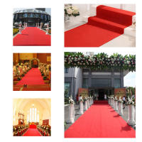 Carpetazo Rojo De Boda Personalizable De 1.2M Ancho Para Aisle Runner Decoración Interior Y Exterior Para Eventos Y Fiestas Textil De Carpeta De Hogar - details 6