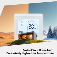 Termostato Inteligente MOES Tuya ZigBee Para Control De Temperatura De Habitación Compatible Con Alexa Y Google Home Para Calefacción De Suelo Y Calentadores De Gas - details 10