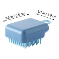 4 Suplementos de masaje para champán, para aliviar el estrés, de silicona, para Ducha, exfoliante de cuero Cabello, gel de sílice - details 0