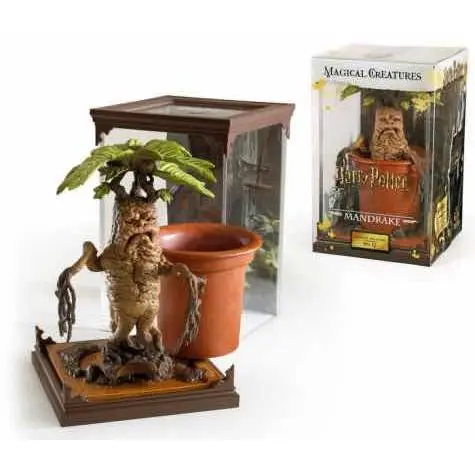 Figura the noble collection harry potter criaturas magicas nº 17 mandragora - 1