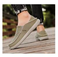 Zapatos De Lona Para Hombre Verano 2024 Transpirables Y Cómodos Zapatillas De Buceo Ultraligeros Tallas Grandes Hasta 47 - details 9