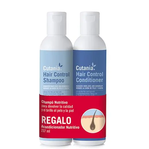 VetNova  Cutania® Hair Control Pack (Champú 236 ml + Acondicionador 236 ml) - 1