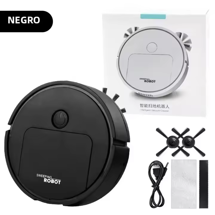Robot Inteligente De Limpieza Mini Aspiradora Automática 3-en-1 Para Hogar Sin Cable Limpiador De Alfombras Herramienta De Limpieza Doméstica - 1