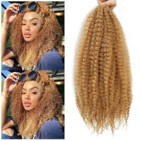 Pelo Sintético Marley Para Tejido De Cabello En Afro Kinky Largo Crochet Extensiones De Fibra Para Crear Peinados Twisted Braiding - details 3