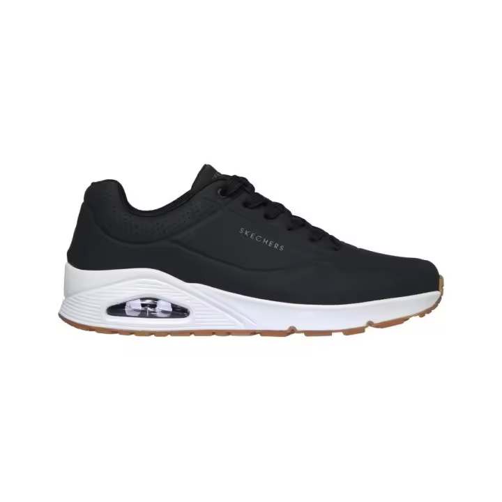 Zapatillas Skechers Uno Stand On Air Negro Blanco 52458-Blk Casual Hombre - 1