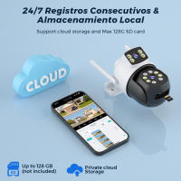 Cámara IP BESDER 8MP Wifi 4K Doble Lente Exterior Vigilancia CCTV Seguridad Visión Nocturna 5G Hz Wifi Automática De Seguimiento - details 13