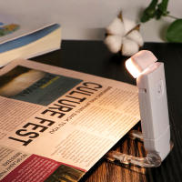 Lámpara Nocturna Recargable USB Plegable Portátil Para Lectura Con Protección Ocular 3 Colores De Luz Y Adjustabilidad De Brillo - details 2