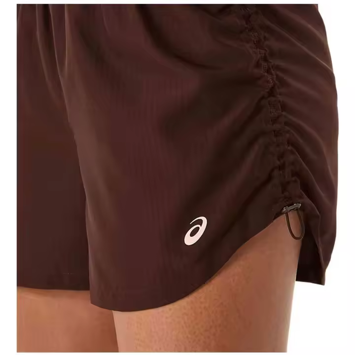 Pantalon Corto Asics Nagino Run Adjustable 4In para mujer en color negro - 1