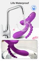 Vibrador Estimulador De Punto G De Conejo Para Mujeres Y Parejas Juguete Sexual Anal Dildo Doble Penetración Silicone 21cm - details 5
