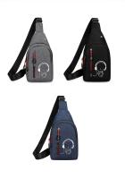 Bolsa De Pecho Para Hombres De Gran Capacidad Unisex Para Deportes Al Aire Libre Y Ocio Estilo Crossbody Monedero De Nylon - details 7