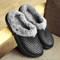 YRZL Pantuflas De Invierno Para Hombres Y Mujeres Zapatos Casuales No Friccionantes De Algodón Antideslizantes Para El Interior Del Hogar - details 0