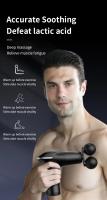 Mini Masajeador Eléctrico De Alta Frecuencia Con Dos Cabezas De Masaje Para Alivio Del Estrés Y Relajación De Los Muslos - details 7