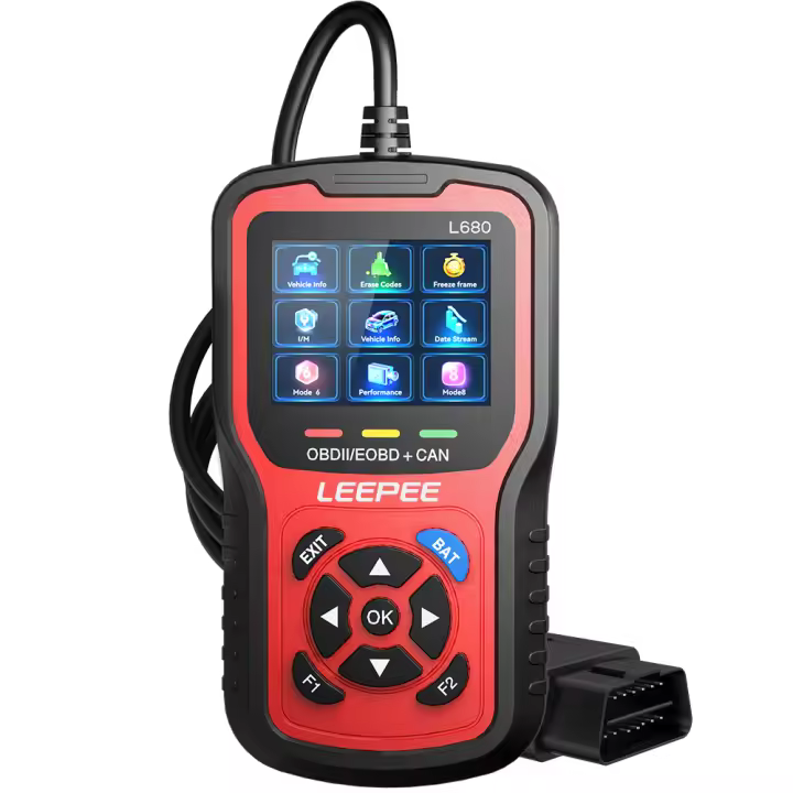 Lector De Códigos OBD2 Universal Para Coche Herramientas De Diagnóstico Cloud Print Scanner De Sistema De Chequeo Del Motor Y Test De Batería L680 - 1