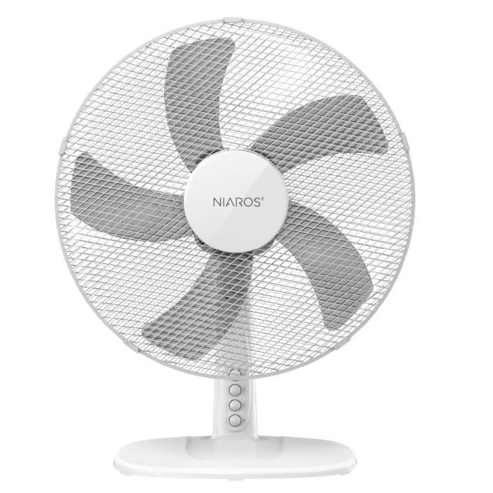 ARISE SHOP - Ventilador de mesa Lathor 40W Ø30 cm – Potente, silencioso y elegante en negro o blanco — oferta en Miravia