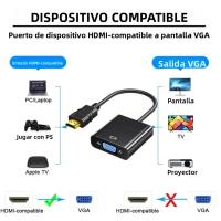 Cable Adaptador HDMI a VGA 1080P Compatible Para PC Laptop TV Box Proyector Conversor Digital Analógico Para Display - details 2