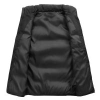 Chaqueta De Invierno Para Hombre Casual Sin Mangas Cálida Chaleco Impermeable Con Cierre De Cremallera Chaqueta De Poliéster Y Algodón - details 6