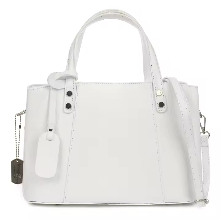 FIRENZE ARTEGIANI Bagnaria bolso tote mujer. Piel auténtica Dollaro. Fabricado en Italia 33x14,5x23 Cm. - 1