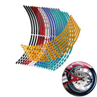 Pegatinas Reflectorizantes Para Ruedas De Coche Y Motocicleta 17-19 Pulgadas Decoraciones De Neumáticos Y Rines Autocolantes Para Moto - details 3