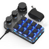 Teclado Mecánico Personalizable Bluetooth 5.0 RGB Para PS Gaming Keypad Macropad Para Tablet Teclado Numérico Sin Soporte Para Muñeca - details 14