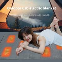 Manta Calentadora Eléctrica Portátil Para Camping Con Control De Temperatura Inteligente Y 6 Zonas Lavable Y Hecha De Fibra Sintética - details 2