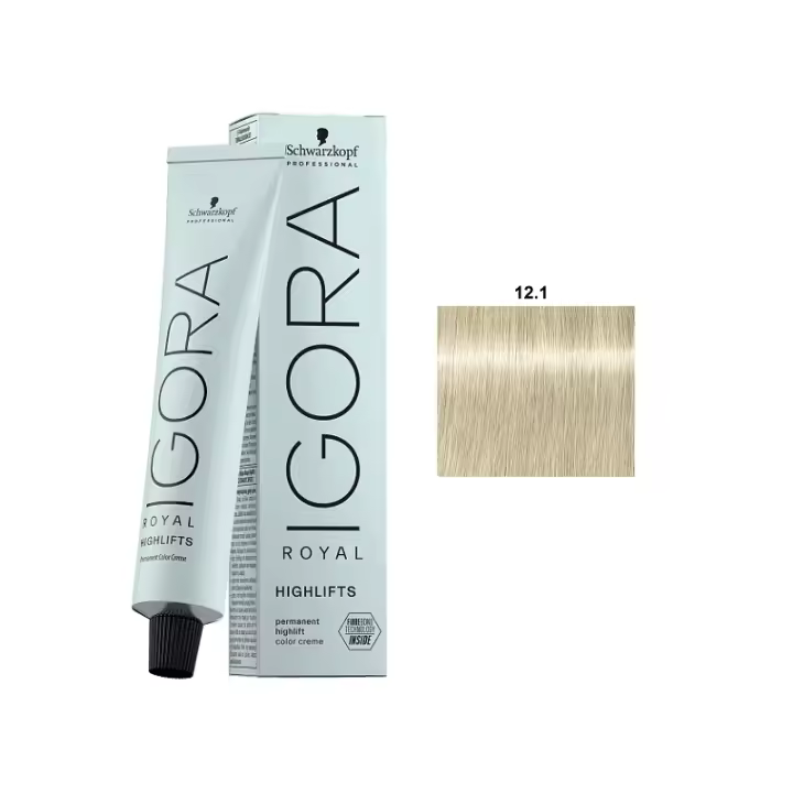 Tinte Igora Royal / Schwarzkopf - 12.1 Superaclarante Ceniza - 1