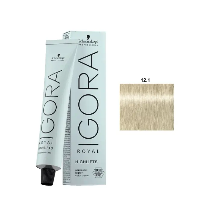 Tinte Igora Royal / Schwarzkopf - 12.1 Superaclarante Ceniza - 1