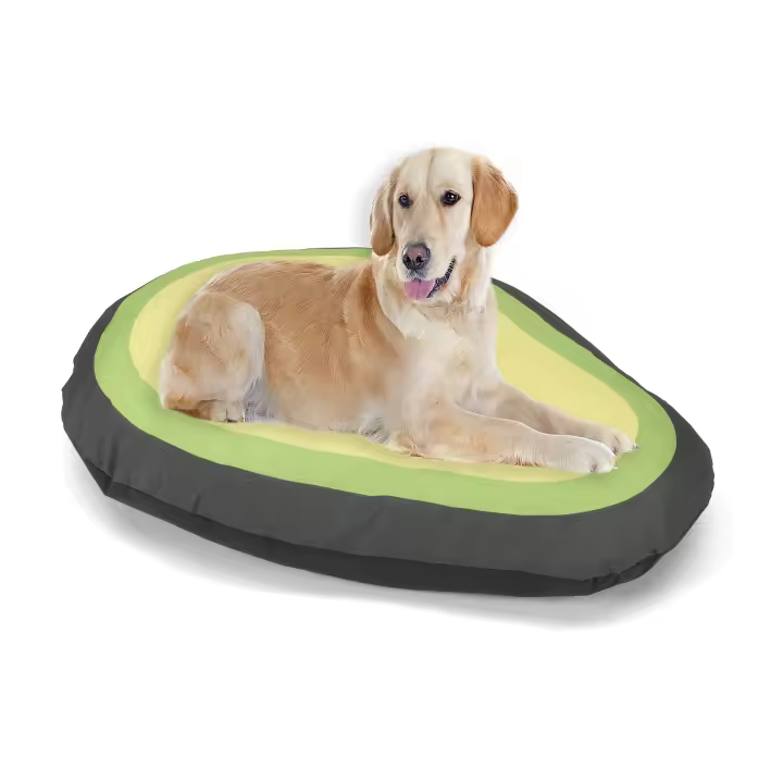 Colchoneta para Perros 90x75cm | Cama Suave y Cómoda Forma Aguacate - 1