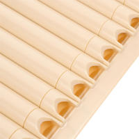 Miwayer Panflute Hecho a Mano Instrumento De Viento ABS 18 Tiras De Flauta Alta Calidad Estudiante Portátil Instrumentos Musicales Folclóricos - details 6