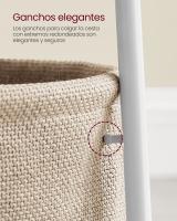 Mesa Auxiliar Redonda con Cesta de Tela - Espaciosa Mesa Lateral para Salón, Dormitorio o Mesita de Noche, Estilo Moderno, Disponible en Varios Colores - details 20