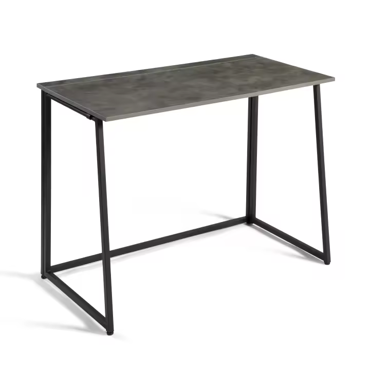 DUPI Escritorio Plegable para Ordenador PRACTIC  – Mesa de 100x50 cm con Estructura Metálica, Diseño Moderno y Compacto - 1