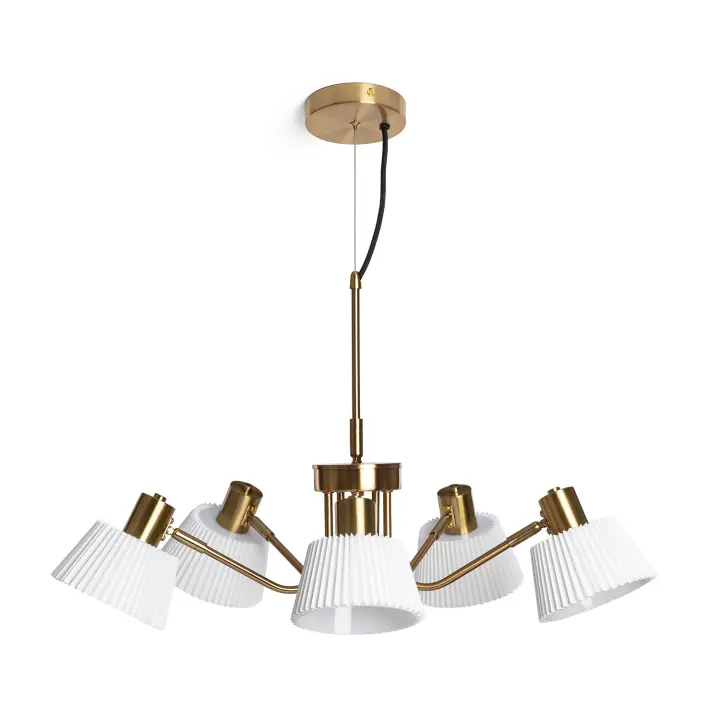 Ledkia Lámpara Colgante Metal Magda 5 Focos Blanco - 1