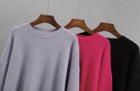 Suéter De Punto Grueso Para Mujer Hirsionsan Oversized Casual Chic Suave De Otoño Invierno Estilo Básico Pullover Suelto - details 13