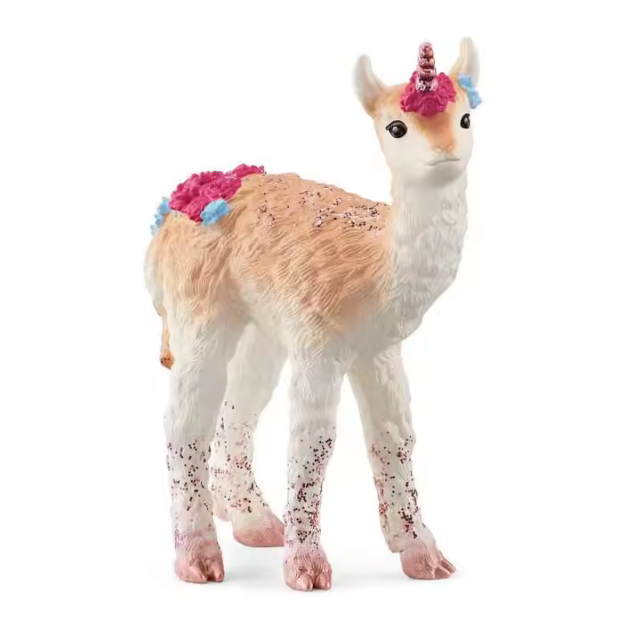 Schleich Unicornio Llama Figura Coleccionable - Abre Agujeros con Cuerno - 1