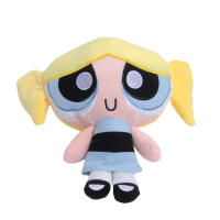 3pcs/lot Peluches De Anime Powerpuff Girls 20cm Juguetes De Peluche Lindos Blossom Buttercup Bubbles Regalos Para Niños - details 1