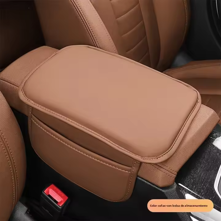 Cubierta De Consola Central En Cuero Multifuncional Para Renault Clio Laguna 2 Megane 2 3 RS Guardia De Mano Accesorios Internos De Coche - 1
