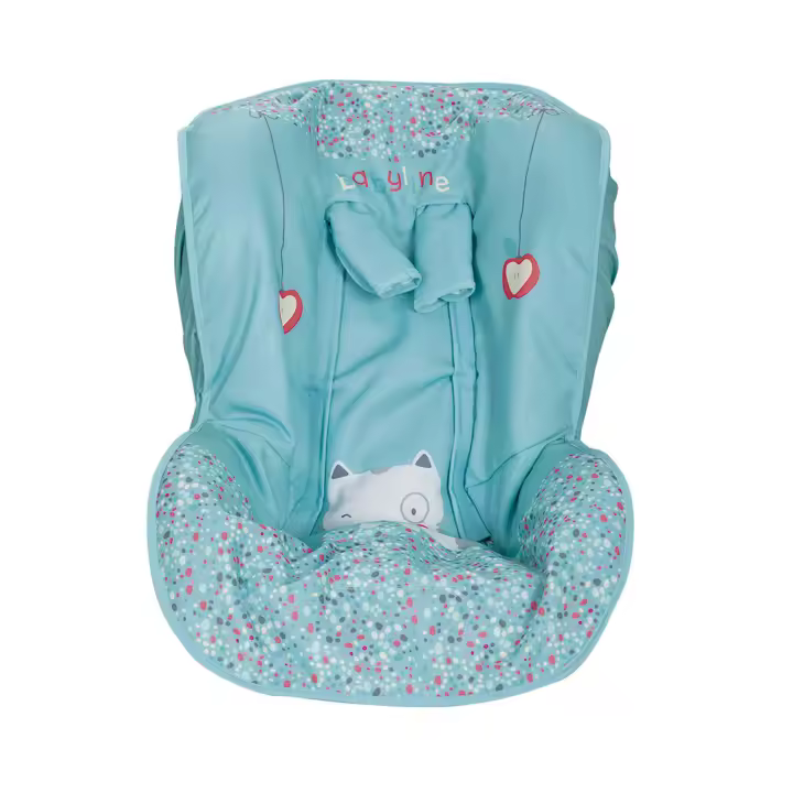 Babyline Funda Auto Ardilla Turquesa - Universal - Protege Asiento Coche - Grupo 0 y 2 - 1