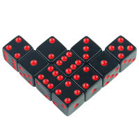Dado Cubico De 16mm D6 Con Patas Y Puntos Estándar Para Juegos De Mesa Casinós Y RPG De Mesa Y Enseñanza De Matemáticas - details 4