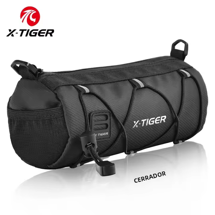 Bolsa De Manillar X-TIGER Para Bicicleta MTB Y Carretera De Gran Capacidad Multifuncional Portátil Bolsa De Tubo De Cuadro Impermeable De Nylon - 1