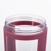 Botella De deporte 550ML Mezcladora Portátil Para Café Leche Y Proteína Cubo De Batido Sellado Y Antigoteo En Color Rosa/Azul/Cafe - details 2