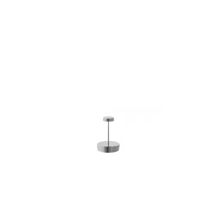 Lámpara de Mesa LED recargable y regulable swap mini pro en Chrome clean - 1
