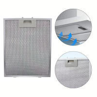 Filtro De Malla Metálica Para Extractor De Cocina Tamaño 350x285x9mm Color Plata Filtro De Aceite Para Aspiradora De Horno - details 24