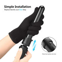 Rizador De Pelo Creativo 5 En 1 Intercambiable Con Calentamiento Rápido Set De Rizadores Tourmaline Cerámica Para Secado Y Baño Electrónico Dual Voltaje 100-240V Rizador De Pelo Digital Con Control De Temperatura - details 7