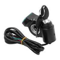 Cerradura De Encendido Con Pantalla Digital Para Patinete Eléctrico ZERO 8X 10X 11X Botón De Poder Y Acelerador Con Voltímetro - details 12