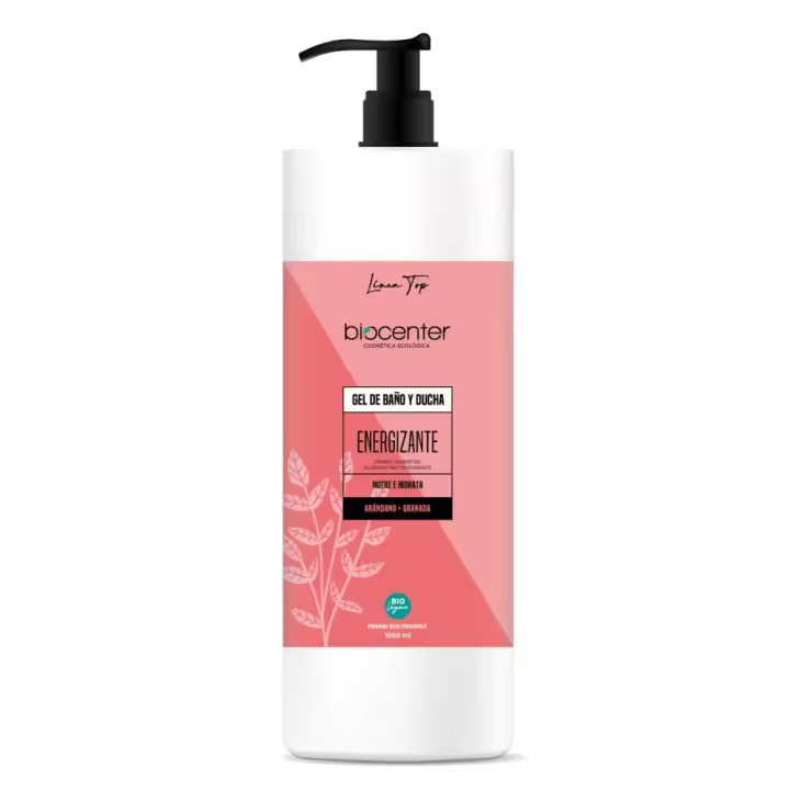 Gel de baño y ducha natural Energizante - Línea Top - Ecológico y vegano - 1