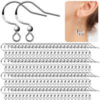 100pcs Oídos De Pescuezo De Plata Esterlina Para Joyería DIY Y Hecho a Mano Con Resorte Bola Accesorios De Joyería - details 0